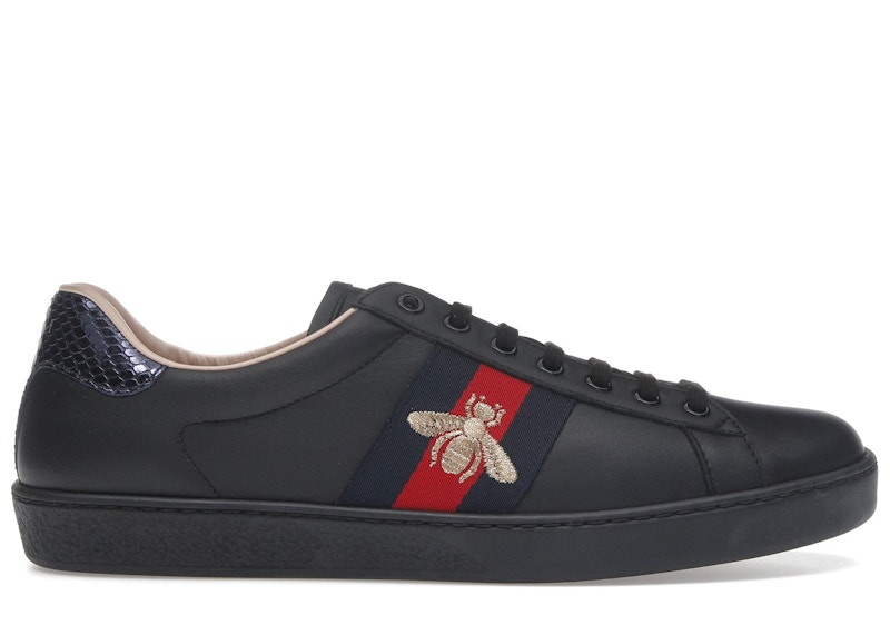 Gucci Ace Embroidered Zwart