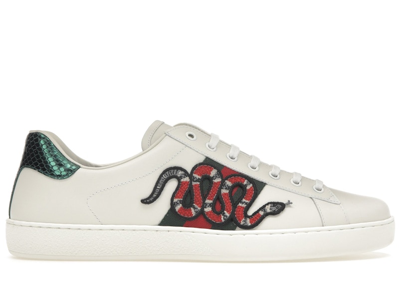 Gucci Ace Embroidered Snake Wit