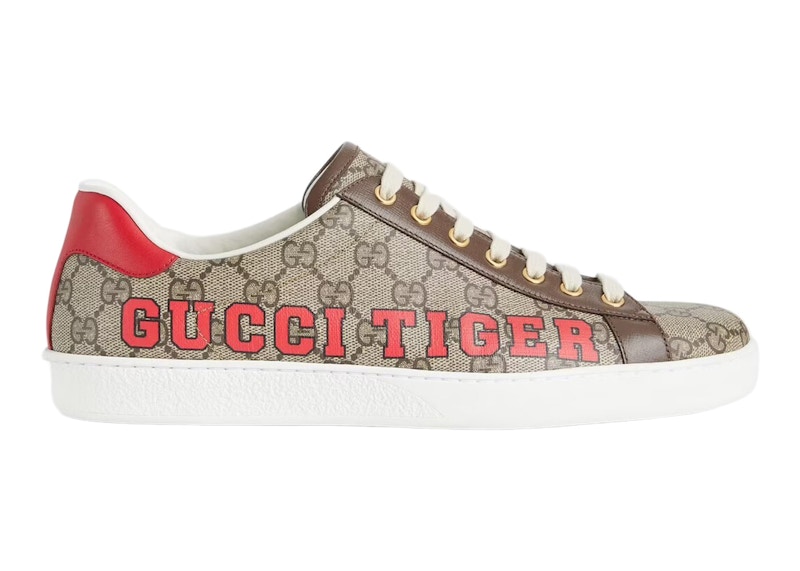 Gucci Ace GG Tiger Beige