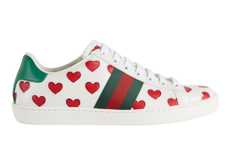 Gucci Ace Hearts Groen