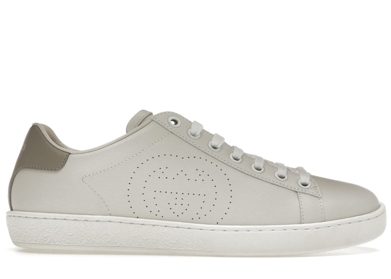 Gucci Ace Perforated Interlocking G Wit