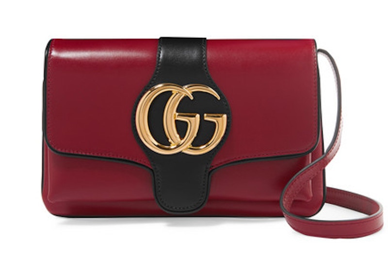 Gucci Arli Shoulder Bag Two Tone Small Rood