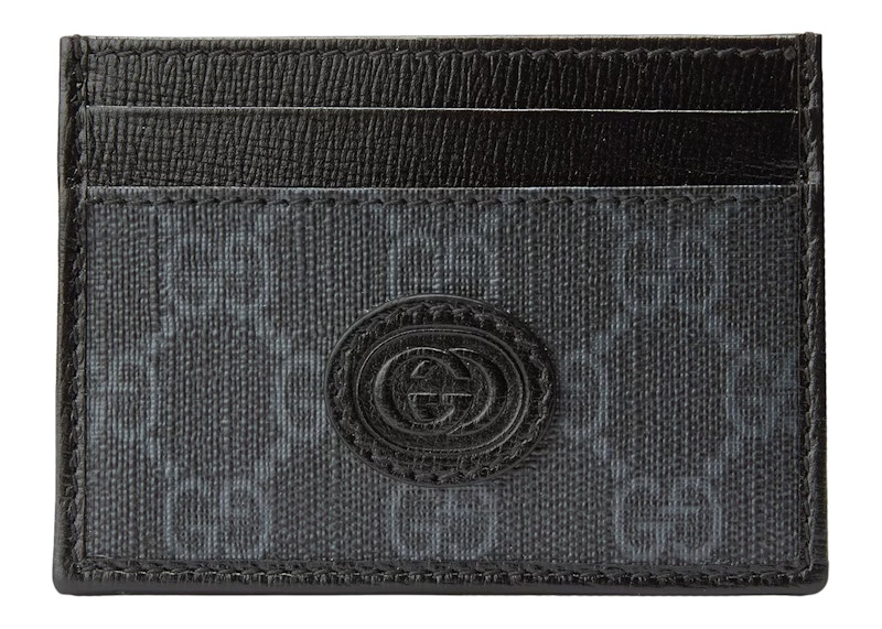 Gucci Card Case with Interlocking G Zwart