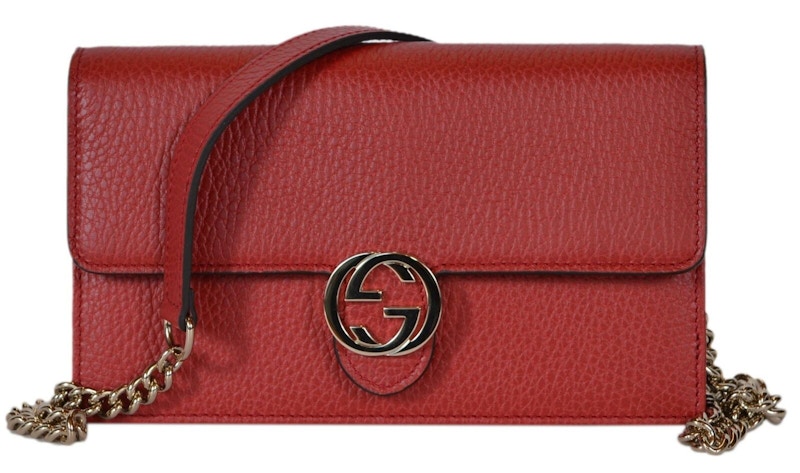 Gucci Crossbody Interlocking G Rood