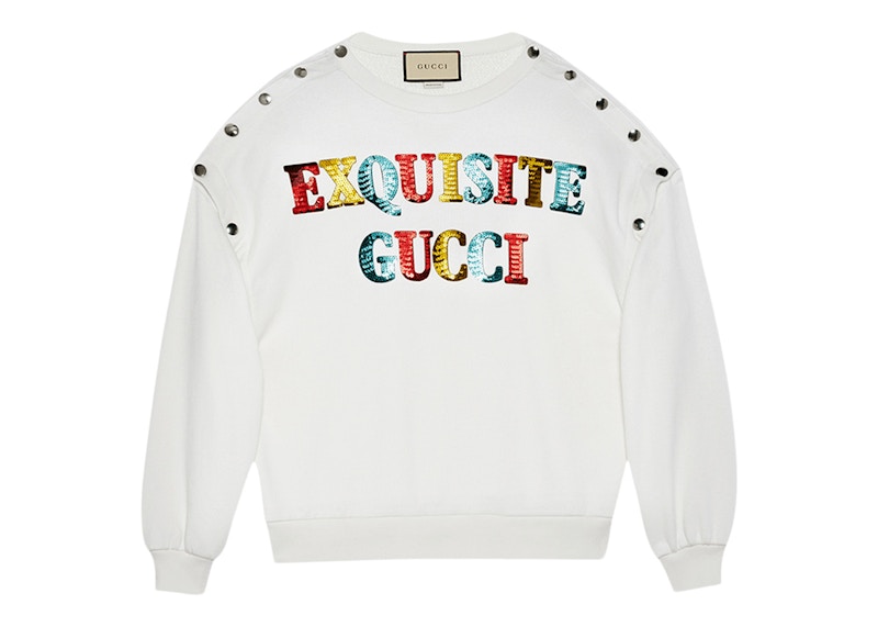 Gucci Exquisite Gucci Sweatshirt Wit