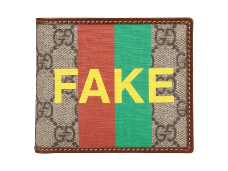 Gucci FAKE’ Not Bi-Fold Wallet Bruin