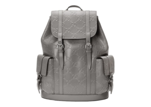 Gucci GG Embossed Backpack Grijs