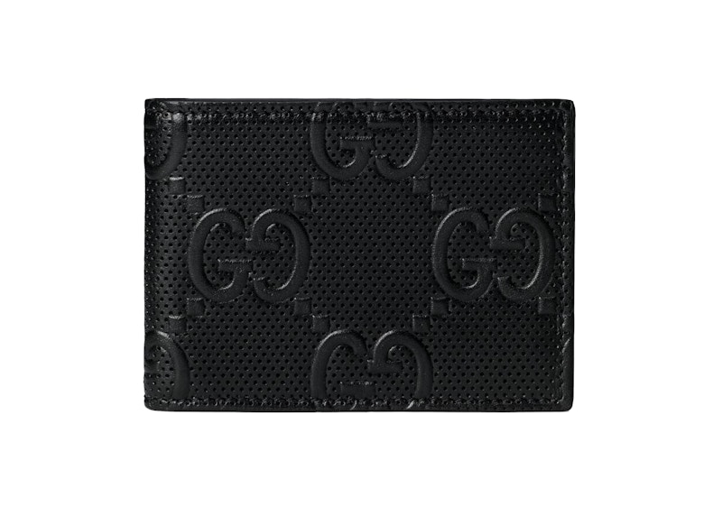 Gucci GG Embossed Bi-fold Wallet Zwart