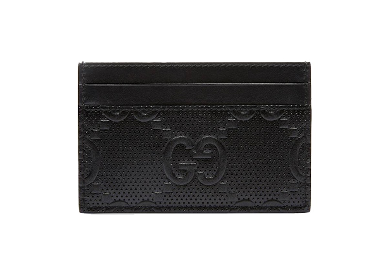 Gucci GG Embossed Card Case Zwart