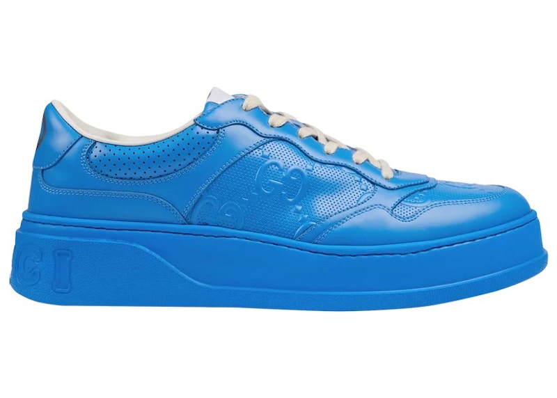 Gucci GG Embossed Sneaker Bright Brightblue