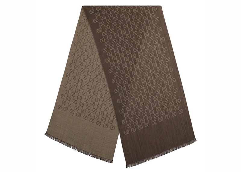 Gucci GG Logo Scarf Rope/Dark Bruin