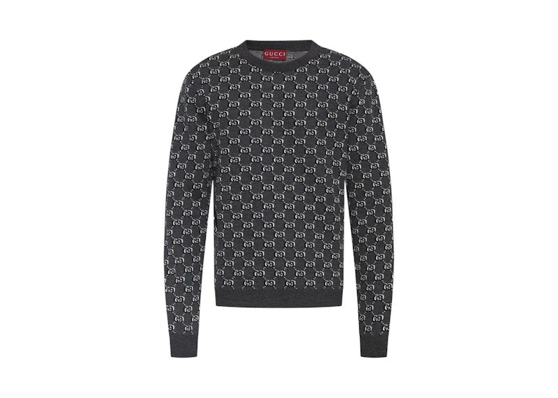 Gucci GG Pattern Sweater Grijs