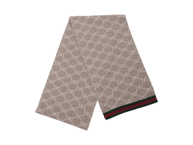 Gucci GG Reversible Scarf Grijs