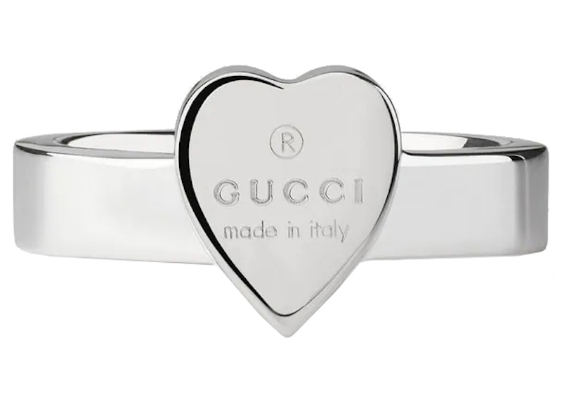 Gucci Heart Ring Zilver