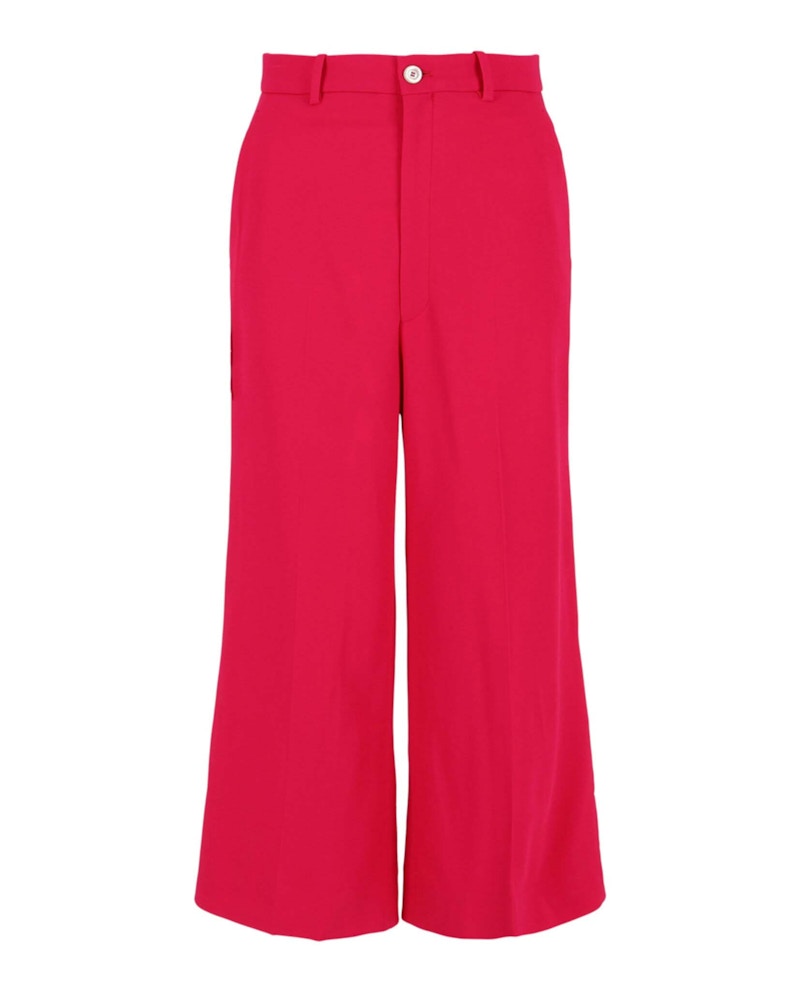 Gucci High Rise Wide-Leg Pants Roze