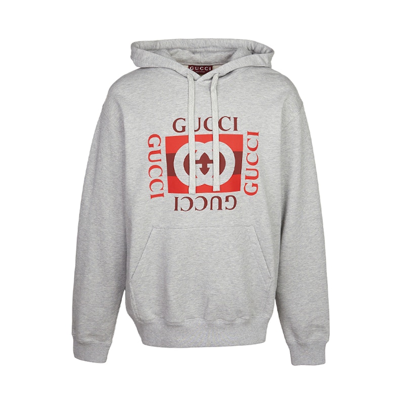 Gucci Hood Sweatshirt Grijs