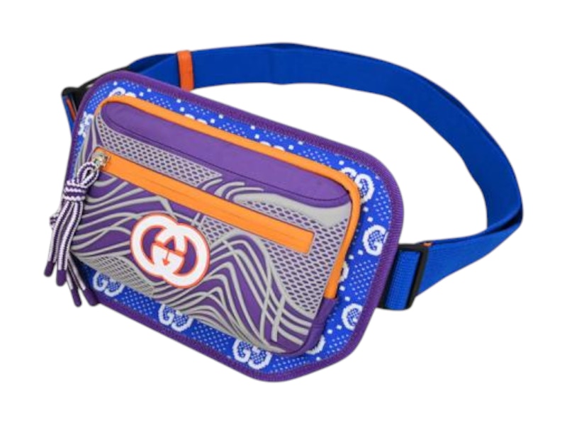 Gucci Interlock GG Monogram Belt Bag Blauw