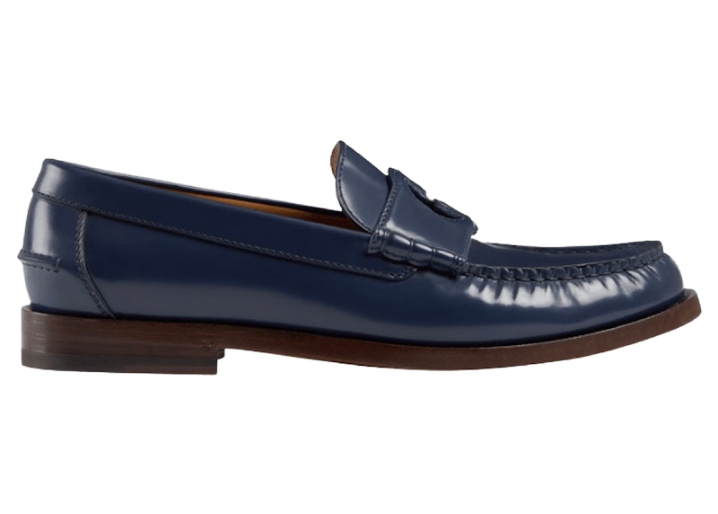 Gucci Interlocking G Loafers Blauw