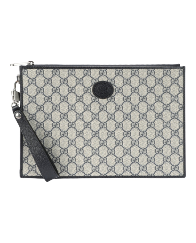 Gucci Interlocking G Pouch Blauw