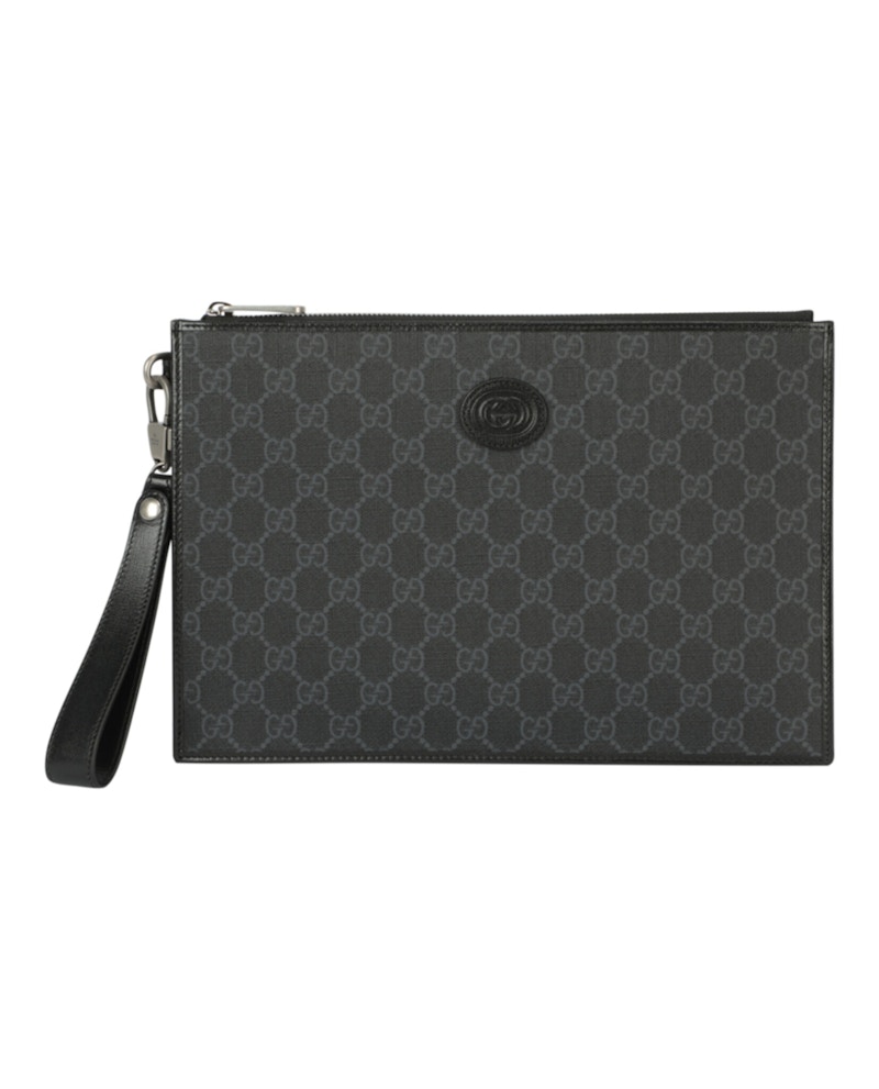 Gucci Interlocking G Pouch Zwart
