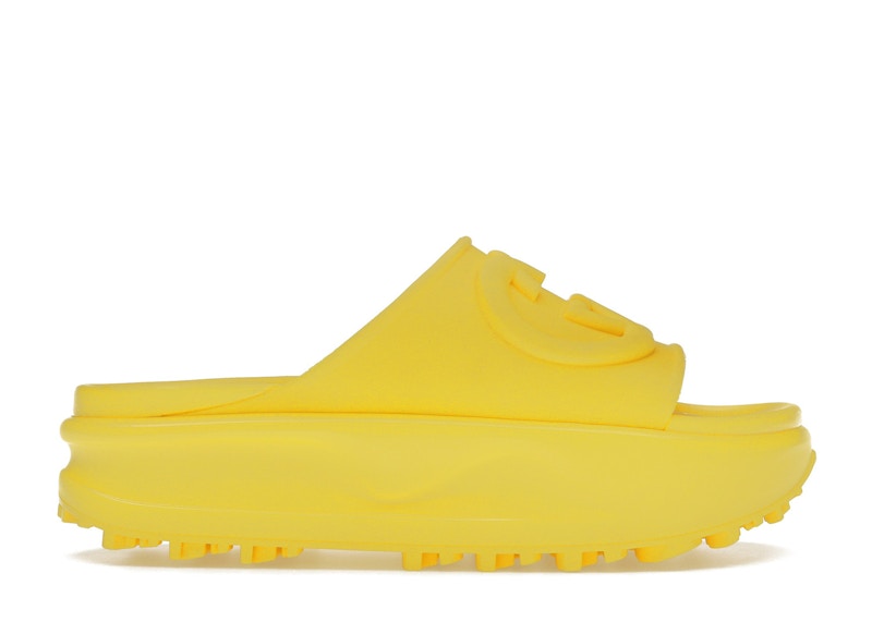 Gucci Interlocking G Slide Geel