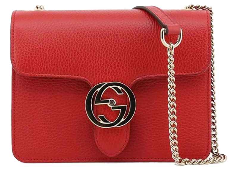 Gucci Interlocking GG Shoulder Bag Rood