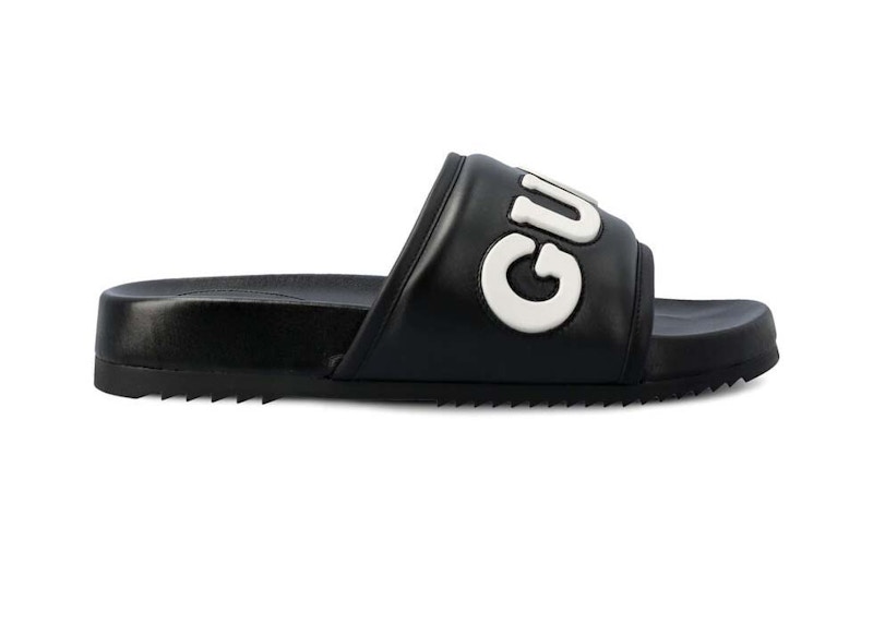 Gucci Logo Slide Zwart