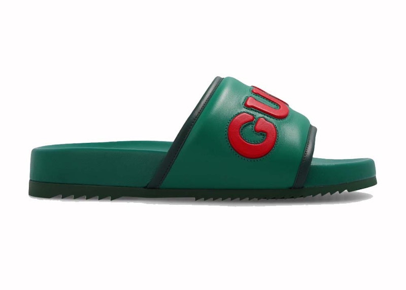 Gucci Logo Slide Groen