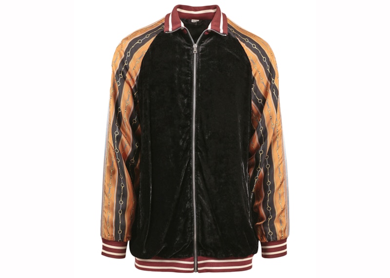 Gucci Mixed Media Track Jacket Zwart