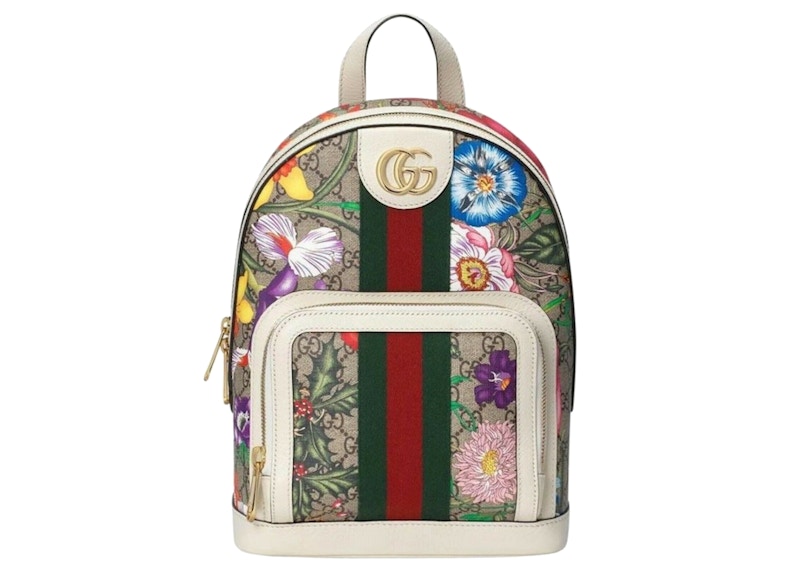 Gucci Ophidia Flora Backpack Wit