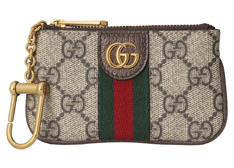 Gucci Ophidia Key Case /Ebony Beige