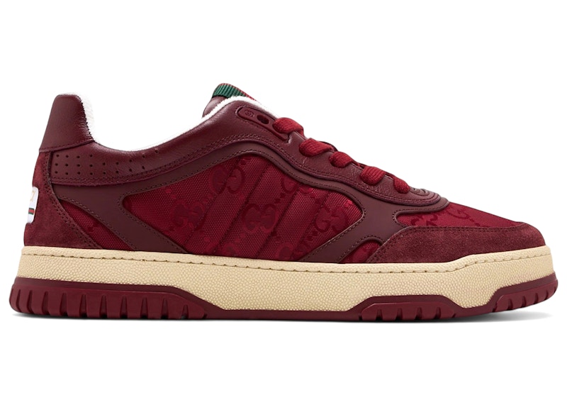 Gucci Re-Web Sneaker Burgundy Rood