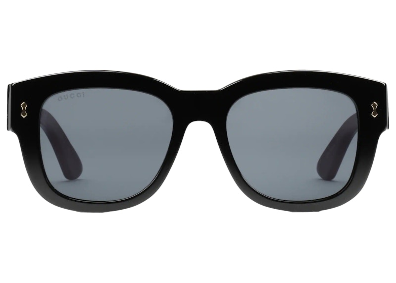 Gucci Rectangular Frame Sunglasses Zwart