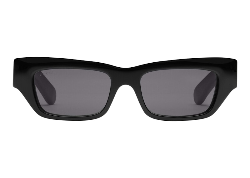 Gucci Rectangular-Frame Sunglasses Zwart