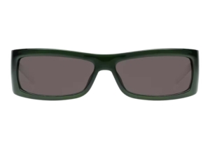 Gucci Rectangular Frame Sunglasses Dark Groen
