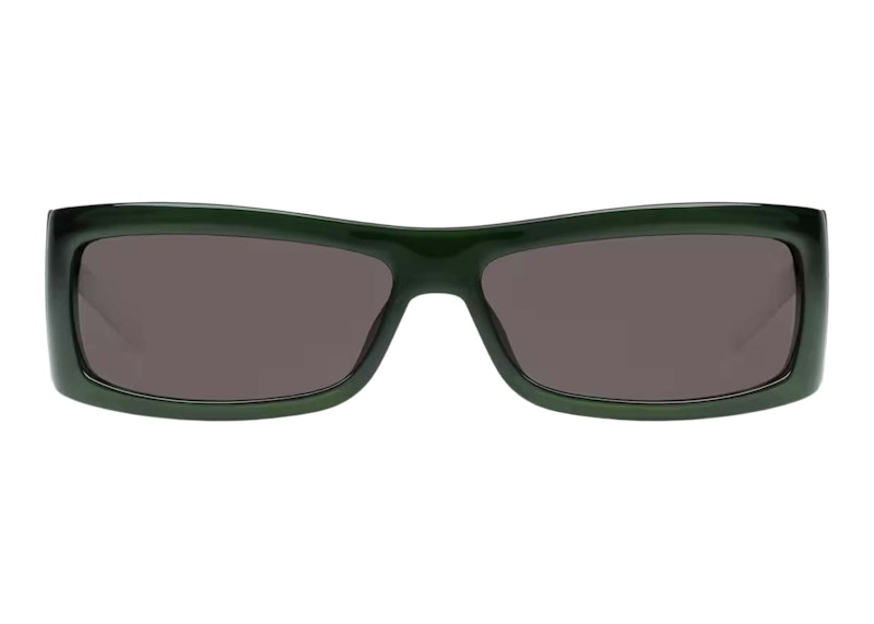 Gucci Rectangular Frame Sunglasses Dark Groen
