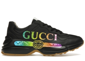 Gucci Rhyton Iridescent Logo Zwart