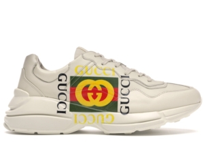 Gucci Rhyton Logo Ivory Wit