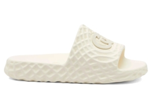 Gucci Slide Sandal Interlocking G Off Water Ripples Creme