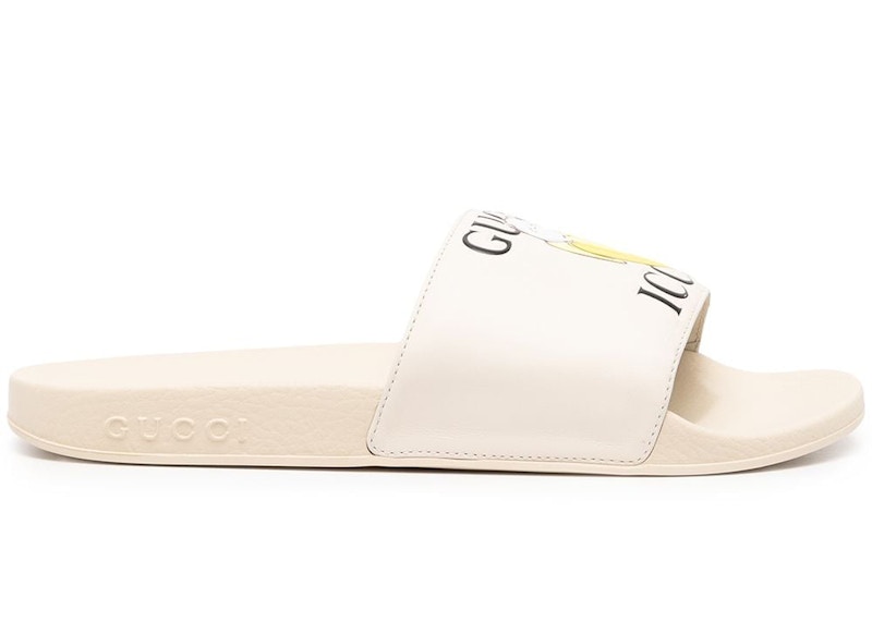 Gucci Slides Kitten Beige