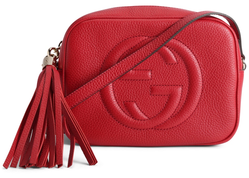 Gucci Soho Disco Leather Small Rood