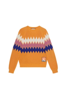 Gucci Stripe Pattern Sweater Multi Multicolor