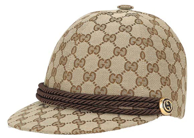 Gucci Torchon Baseball Cap Beige