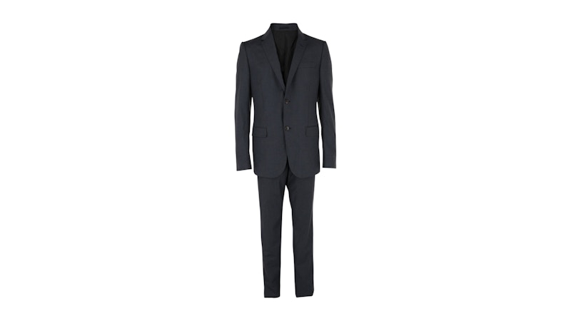 Gucci Wool Pin Dot Suit Grijs
