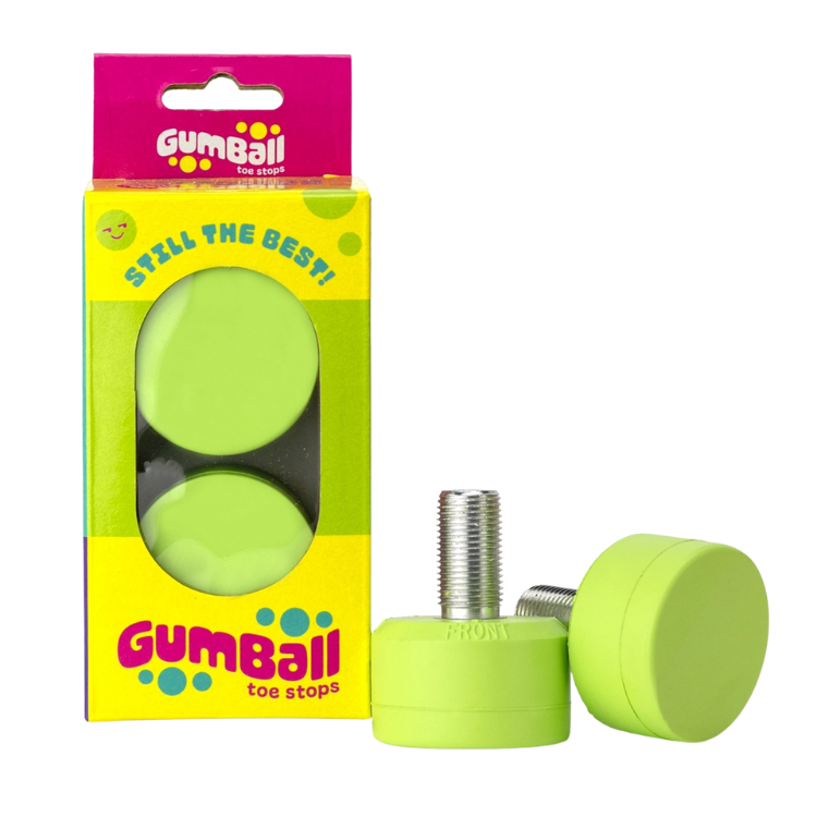 Gumball – Long Stem – Toe Stops – Lime Groen
