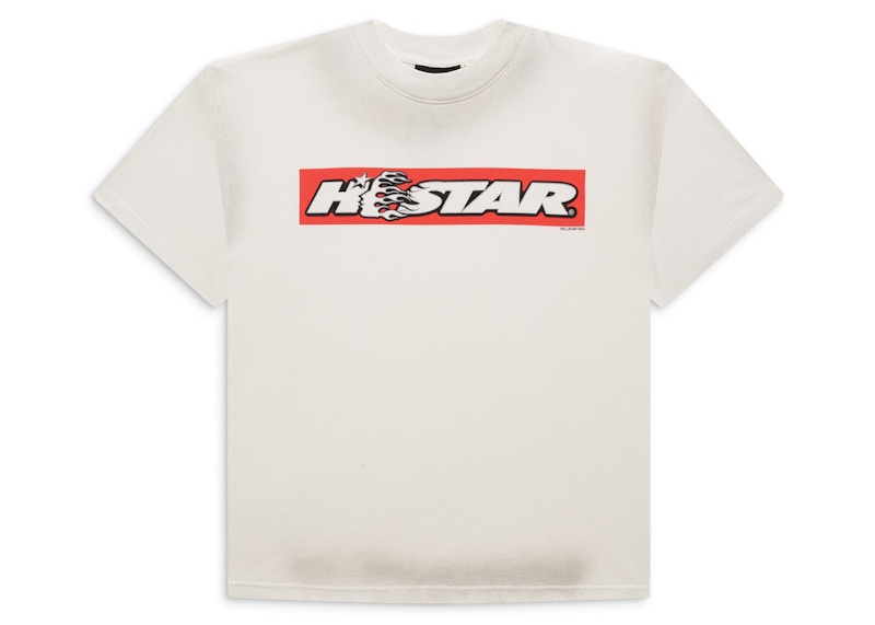 Hellstar Box Logo T-Shirt Rood