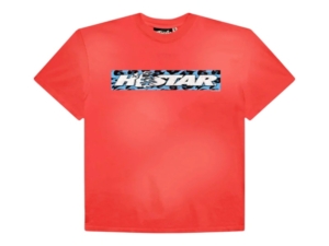 Hellstar Box Logo Tee Rood