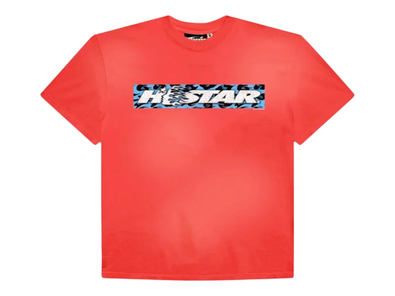 Hellstar Box Logo Tee Rood