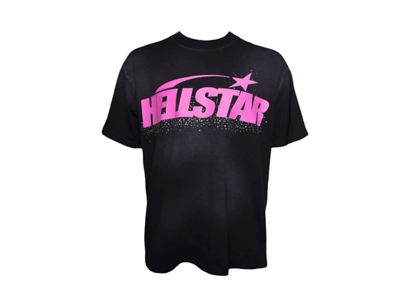 Hellstar Classic Rhinestone T-shirt Roze