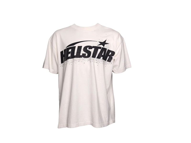 Hellstar Classic Rhinestone T-shirt Wit